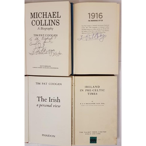 406 - Michael Collins, Tim Pat Coogan, 1990, signed by author, hardback in dust jacket, excellent conditio... 