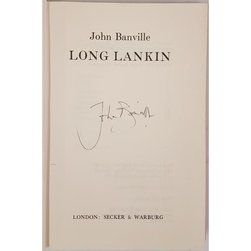 409 - John Banville – Long Lankin. First UK Edition, 1970, First Print. A true first of the authors ... 