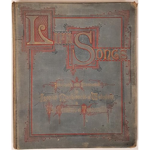 417 - Louise - Marchioness of Waterford. Life Songs Being Original Poems 1884. 1st edition. Outstanding co... 