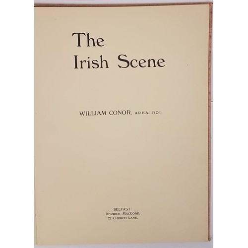 419 - William Conor. The Irish Scene. 1944. Folio. 12 fine plates, 6 coloured. Fine original cloth