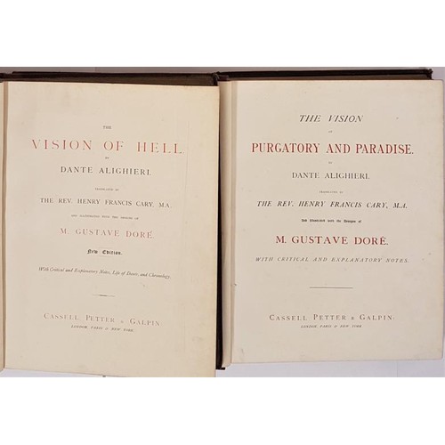 425 - The Vision of Hell Dante Alighieri; Henry Francis Cary and Gustave Dore Published by Cassell, Petter... 