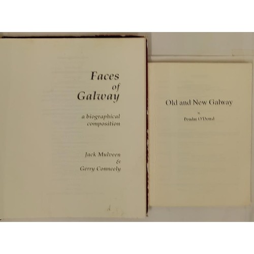 455 - Faces of Galway: a biographical composition (Jack Mulveen & Gerry Connolly) Hardback in damaged ... 