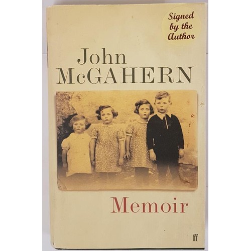 458 - John McGahern, Memoir, 2005, Faber &Faber, signed 1st edition, 1st printing, hardback in dustjac... 