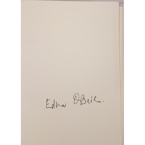 465 - Edna O’Brien – Fanatic Heart. Privately printed, and personally signed by the author, fo... 