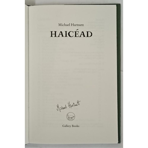 473 - Michael Hartnett -  HAICEAD, Gallery Press, 1993. First Edition, First Print. One of a small nu... 