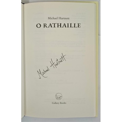 474 - Michael Hartnett - O RATHAILLE, Gallery Press, 1998. First Edition, First Printing. One of a small n... 