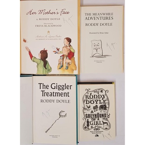 486 - Roddy Doyle X 4 Titles:; The Meanwhile Adventures, signed first edition first print HB, Scholastic P... 