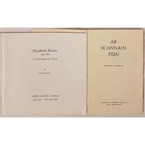 501 - Elizabeth Rivers - A Retrospective View. Exhibition catalogue at Gorry Gallery, Dublin. May/June 198... 