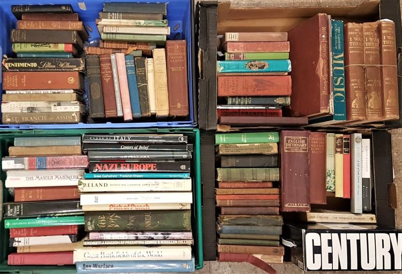 4 Boxes of Irish Interest and World Interest Books C 80
