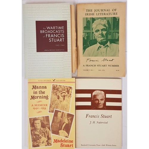 627 - Books about Francis Stuart X 3 Titles Francis Stuart by J H Natterstad; The Wartime Broadcasts of Fr... 