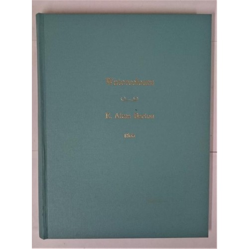 1 - E. Alma Barton. Watercolours 1866/1870. Folio. Volume containing 19 watercolours, mostly topographic... 