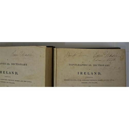 12 - Lewis, Samuel A Topographical Dictionary of Ireland, 1837, first edition, Large Paper copy, 2 vols.,... 