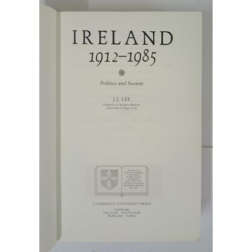 16 - Signed copy] Lee, J. J. Ireland 1912-1985 Cambridge, 1990. Presentation inscription at front. Classi... 