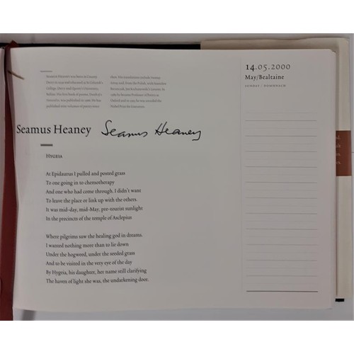 19 - The Whoseday Book, limited first edition HB 29/87 signed by the Patron Seamus Heaney, Hospice Founda... 