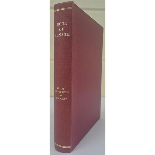 33 - Hennessy and Kelly eds, The Book of Fenagh, IMC, OS Dublin, 1939; quarto in red cloth; 437 pps; vg t... 