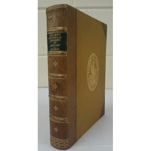 40 - Binding - Armagh] Stuart J. & Coleman, A. Historical Memoirs of Armagh. New edition revised etc.... 