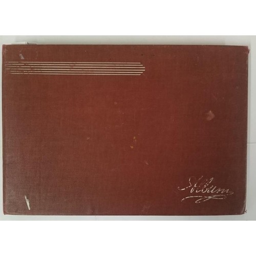 46 - Photograph Album, 1906-07]. Good cloth bound wealthy upper-middle class family album, 47 post card s... 
