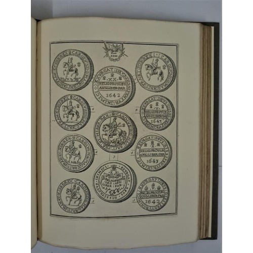 56 - Martin Folkes. English Coinage, Silver & Gold. C. 1763. With 67 plates of 1,203 coins. Large qua... 