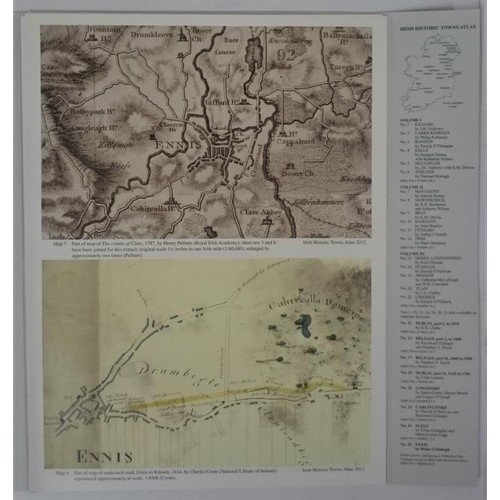 68 - Irish Historic Towns Atlas No 25 Ennis; This loose sheet pack records the topographical development ... 