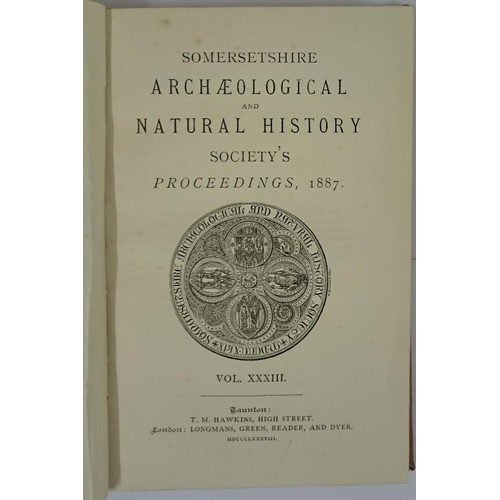 111 - Proceedings of the Somersetshire Archaeological & Natural History Society for the Year 1887/1937... 