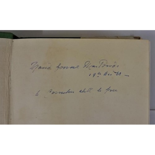 116 - [Signed copy of Maud Gonne’s Autobiography]. A Servant of the Queen. Reminiscences by Mau... 