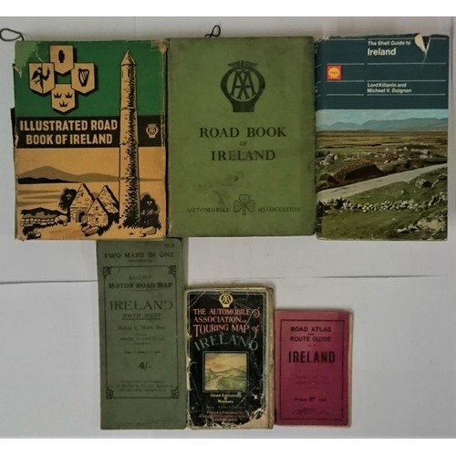 122 - Irish Interest:AA Road Book of Ireland 1956; Illustrated Road Book of Ireland, 1966; The Shell Guide... 