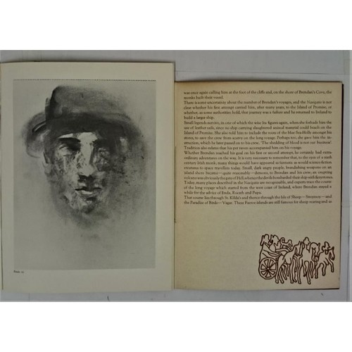 130 - Louis Le Brocquy. A La Recherche de W.B.Yeats. Exhibition catalogue re Exhibition at Musee Modern Ar... 