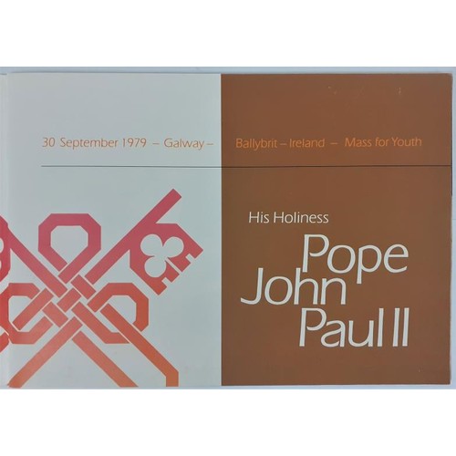 132 - John Paul II; Young People of Ireland I love you. Galway 30 Sept 1979 Mass for Youth with handwritte... 