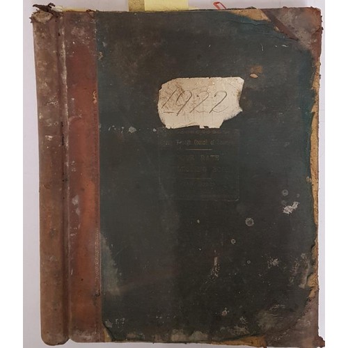 144 - County Borough Council Of Limerick Poor Rate Collecting Book for the Year 1922-1923