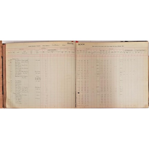 146 - County Borough Council Of Limerick Poor Rate Collecting Book for the Year 1930-1931