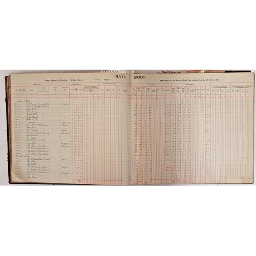 151 - County Borough Council Of Limerick Poor Rate Collecting Book for the Year 1929-1930