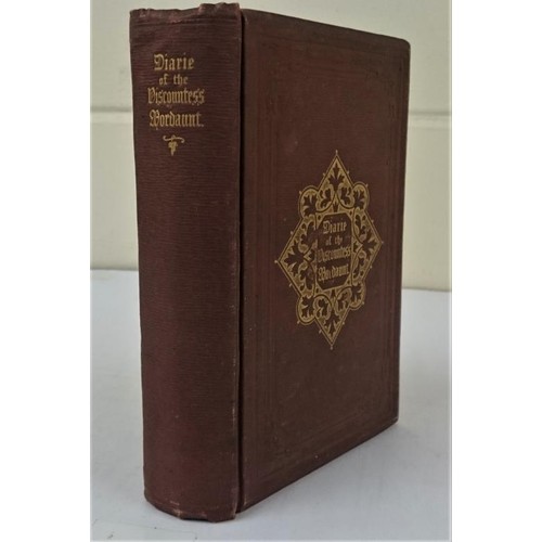 169 - The Private Diaries of Elizabeth, Viscountess Mordaunt. 1856. 1st. First printing of rare diary disc... 