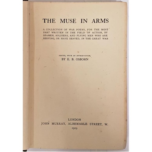 182 - The Muse in Arms: A Collection of War Poems, For the Most Part Written in the Field of Action, By Se... 