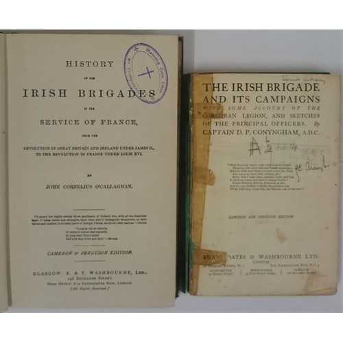 185 - John Cornelius O Callaghan, History of the Irish Brigades in the Service of France, early Cameron an... 