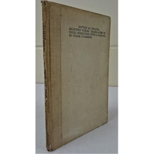 190 - Nigel Heseltine (Translator) Selected Poems with a preface by Frank 0'Connor. Dublin. Cuala Press 19... 