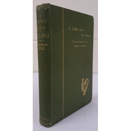 204 - Hole, Reynold] A Little Tour in Ireland by an Oxonian (pseudonym). Illustrated by John Leech. 1892, ... 