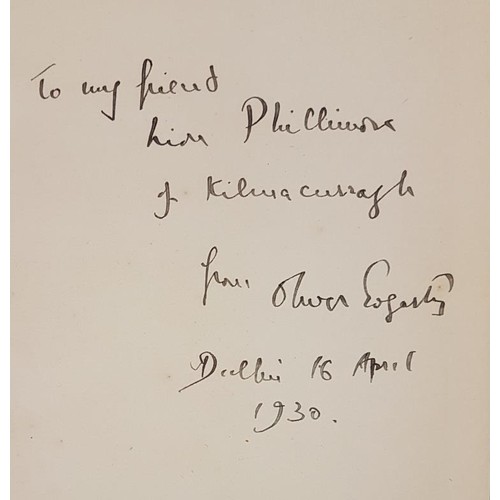 208 - Oliver St. John. Wild Apples. Cuala Press, Dublin,1930. Original linen over grey-blue mottled boards... 