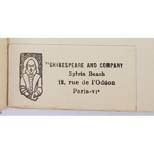 213 - Joyce, James. Pomes Penyeach. London: Faber & Faber, February, 1939. White card stitched, in pri... 