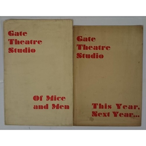 239 - Gate Theatre Studio] 2 programmes from around 1939 including a stage version of Steinbeck’s &l... 