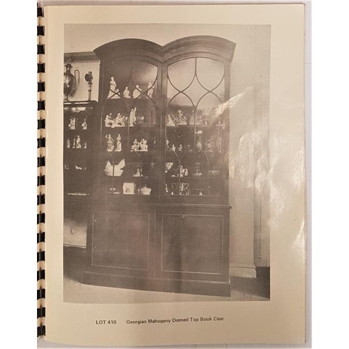 245 - Auction Catalogue for the sale of Antique Furniture, Silver, Porcelain, Jewellery and Household Effe... 