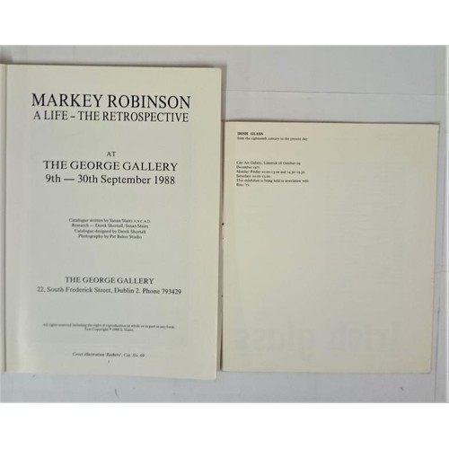 269 - Markey Robinson - A Life- The Retrospective exhibition catalogue at George Gallery, Dublin September... 