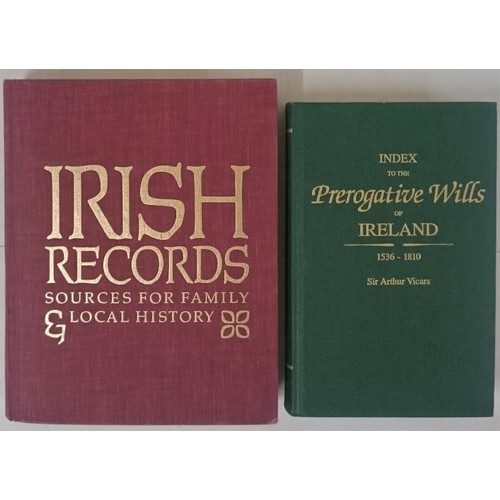 330 - IRISH RECORDS: SOURCES FOR FAMILY Ryan, James G. 1988; Index to the Prerogative Wills of Ireland 153... 