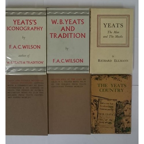 335 - Yeats, W. B.] Wilson, F. A. C. W. B.Yeats and Tradition, 1958; Yeats’s Iconography, 1960; Ellm... 