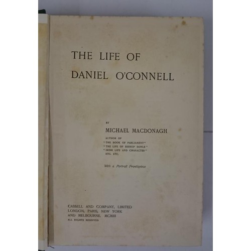 347 - O’Connell] MacDonagh, Michael Life of Daniel O’Connell, 1903. first edition, original gr... 