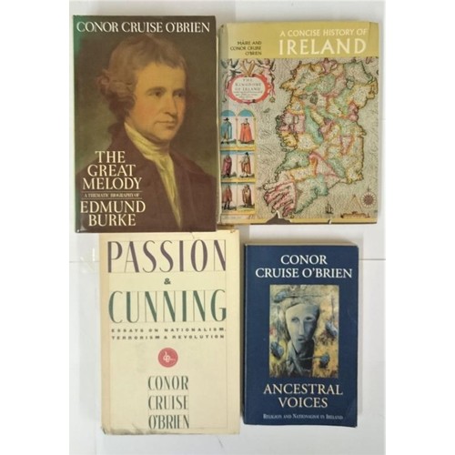 350 - Inscribed copies] O’Brien, Conor Cruise Passion & Cunning. Essays on Nationalism, Terroris... 