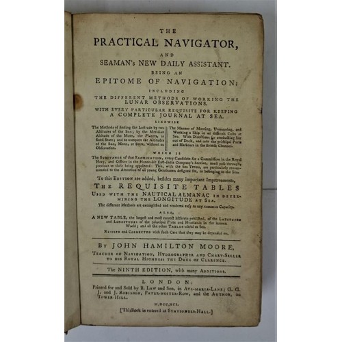 361 - John Hamilton Moore. The Practical Navigator and Seaman's daily assistant , being an epitome of navi... 