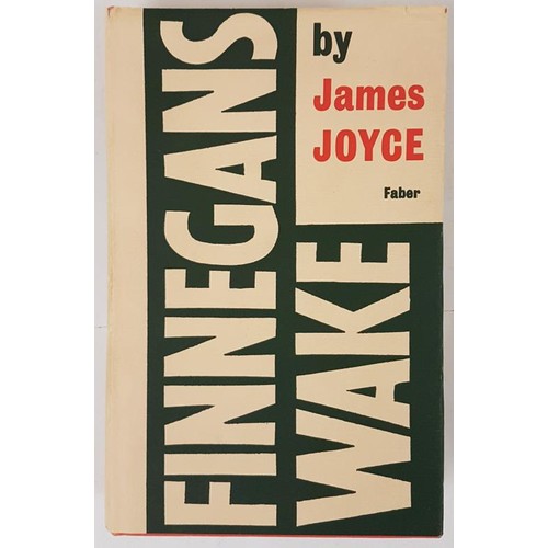 363 - Joyce, James. Finnegans Wake. London: Faber, 1971. Orange cloth. With dust jacket. Near fine.... 