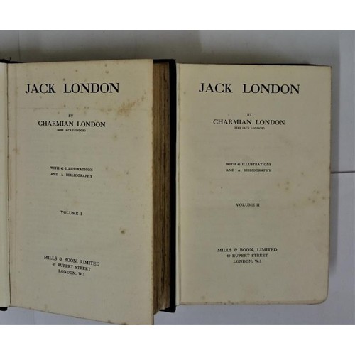 366 - American Literature] London, Charmian (Mrs. Jack) Jack London, London published 1921, first edition,... 