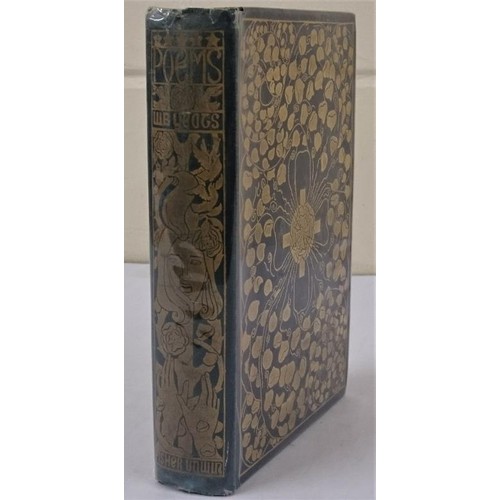 371 - W.B. Yeats. Poems. 1908. Fine copy with tissue protected blue ornate gilt cover & spine designed... 