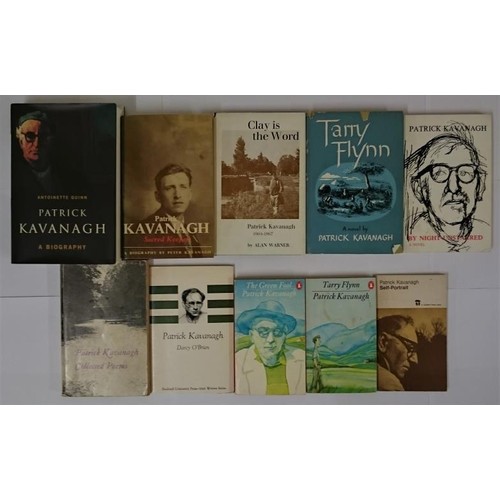 373 - Patrick Kavanagh Interest X 10 Titles: Collected Poems; BY Night Unstarred; Tarry Flynn plus 7 other... 